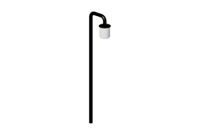 Lampioni da giardino 3D - Lampada a paletto - Platek - Rippling M 120 - 9455296