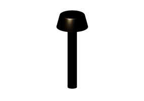 Lampioni da giardino 3D - Lampada a paletto - Platek - Font 50 - 2042296