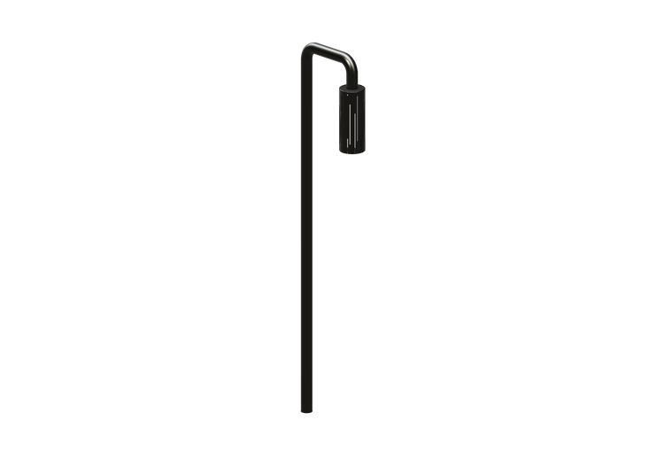Réverbères pour jardin 3D - Lampe à paletto - Platek -... Réverbères pour jardin 3D - Lampe à paletto - Platek -...