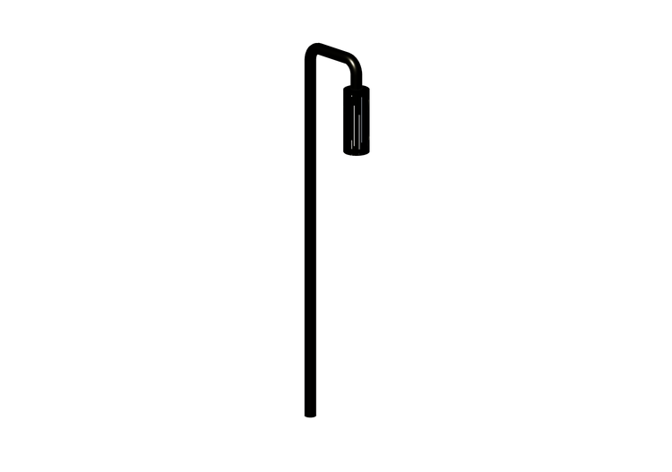 Réverbères pour jardin 3D - Lampe à paletto - Platek -... Réverbères pour jardin 3D - Lampe à paletto - Platek -...