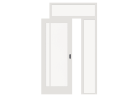 3D T&uuml;r/Fenster - Kassettent&uuml;r T[R] 1VST[1G]+1SL+1OBL