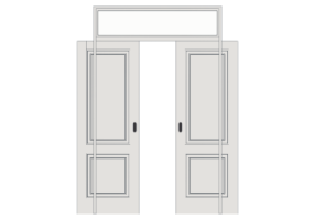 3D T&uuml;r/Fenster - Kassettent&uuml;r T[R] 2VST[2P]+1OBL
