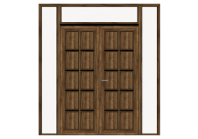 Esquadria 3D - Cl&aacute;ssica P[R] 2FB_SIM[10P]+2BANDLAT+1BAND