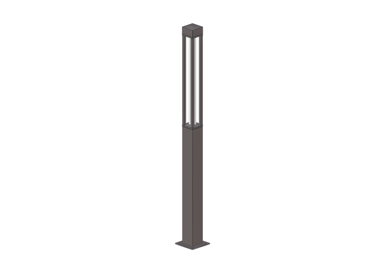 Réverbères pour jardin 3D - Lampe à potence - Platek - T4... Réverbères pour jardin 3D - Lampe à potence - Platek - T4...