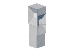 Lampioni da giardino 3D - Lampada a paletto - Platek - Block 700 - 4270121