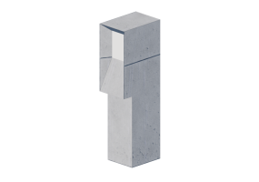 Lampioni da giardino 3D - Lampada a paletto - Platek - Block 500 - 4270120