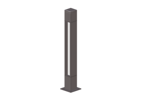 3D Garden lamp posts - Post light - Platek - Tetra Parco 130 - 5035691
