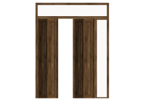 3D T&uuml;r/Fenster - Klassisch T[R] 2BT_SYM[2P]+1SL+1OBL