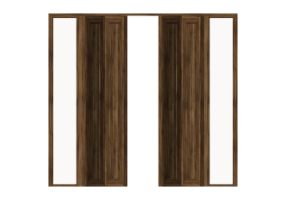 Esquadria 3D - Cl&aacute;ssica P[R] 2AL_SIM[2P]+2BANDLAT