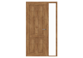 Esquadria 3D - Contramarco P[R] 1FB[4P]+1BANDLAT
