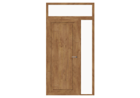 3D T&uuml;r/Fenster - Rahment&uuml;r T[R] 1DF[1P]+1SL+1OBL