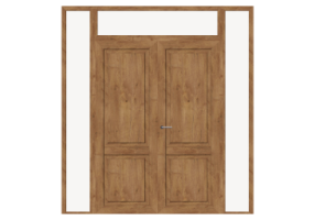 3D T&uuml;r/Fenster - Rahment&uuml;r T[R] 2DF_SYM[2HP]+2SL+1OBL