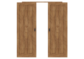 3D T&uuml;r/Fenster - Rahment&uuml;r T[R] 2VST_SYM[2VP]