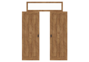 Esquadria 3D - Contramarco P[R] 2FCS_SIM[2PV]+1BAND