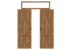 3D T&uuml;r/Fenster - Rahment&uuml;r T[R] 2VST_SYM[4P]+1OBL