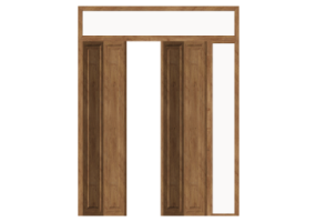 Infissi 3D - Cornice P[R] 2AB_SIM[1P]+1FNCLC+1SPRLC