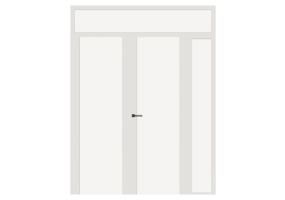 Menuiseries 3D - Moderne P[R] 2VB_SIM[TV]+1FNCLC+1SPRLC