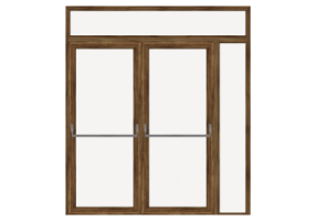 3D Fixtures - Modern P[R] 2HDL_SYM[AG]+1SDLGT+1OVPAN