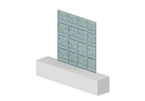 3D Glass Blocks - Light Well [R] Light GB