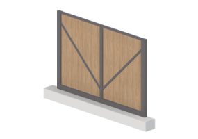 Cancello 3D - Cancello [R] 2AB_SIM[PD]