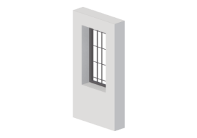 3D Grating - Grating [R] BR[Rt] 1 Door