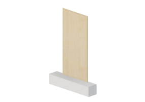 3D Panel - Panel [R] Maple