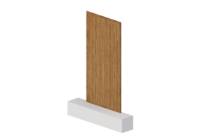 Painel 3D - Painel [R] Zebrano