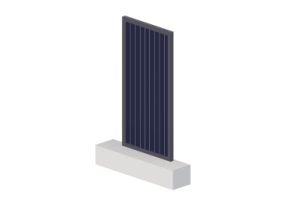 Panel solar 3D - Panel solar t&eacute;rmico