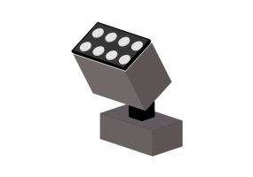 Spotlights and Floodlights 3D - Projector - Platek - Target M - 8820211