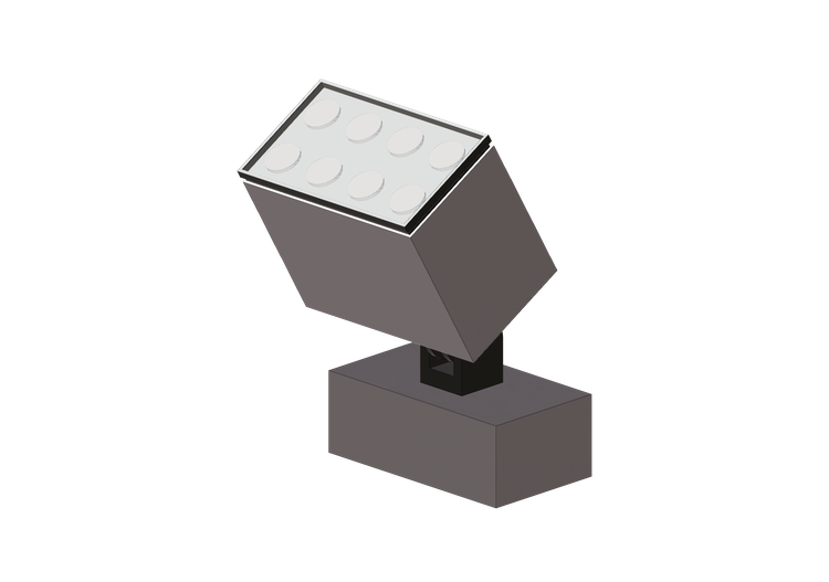 3D Scheinwerfer und Fluter - Projektor - Platek - Target M... 3D Scheinwerfer und Fluter - Projektor - Platek - Target M...