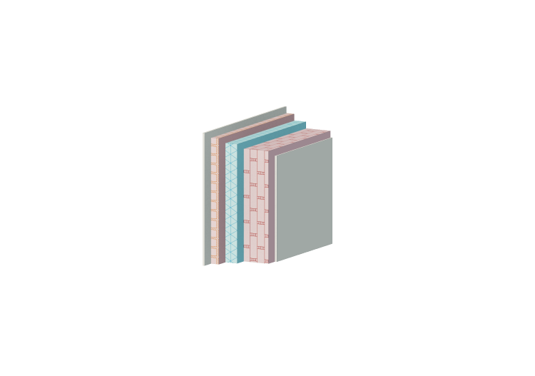 MCV02 - Hollow brick masonry cavity wall with insulation -... MCV02 - Hollow brick masonry cavity wall with insulation -...
