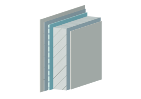 MPF03 - Pre-compressed insulated concrete wall