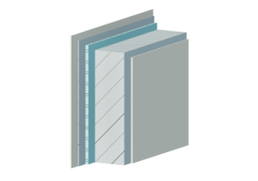 MPF03 - Paroi prefabriqué béton isolé