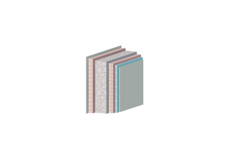 Insulated rubble masonry - ACCA software Insulated rubble masonry - ACCA software