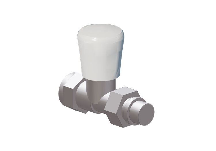 Válvula termostatizável reta DN 10 (3/8") - Caleffi Válvula termostatizável reta DN 10 (3/8") - Caleffi