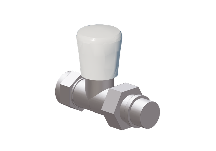 Valvola termostatizzabile dritta DN 15 (1/2") - Caleffi Valvola termostatizzabile dritta DN 15 (1/2") - Caleffi