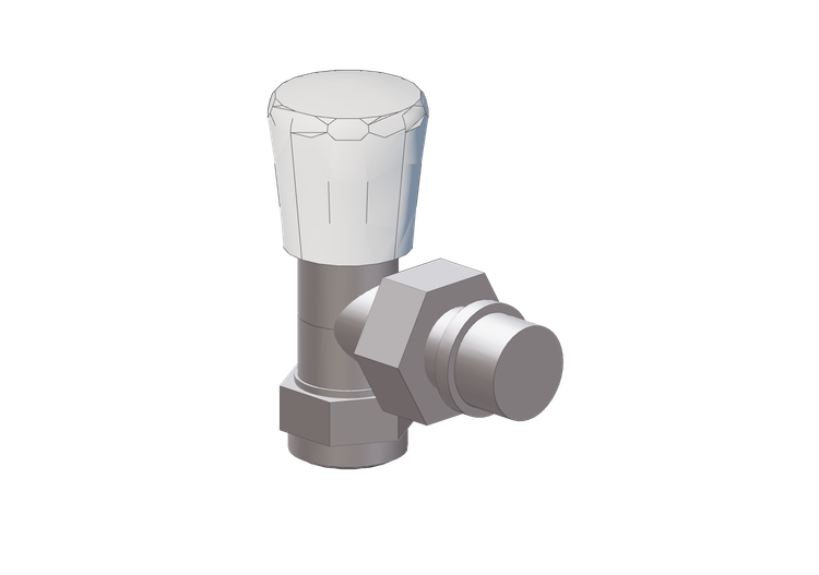 Angle thermostatic valve DN 15 (1/2") - Caleffi Angle thermostatic valve DN 15 (1/2") - Caleffi