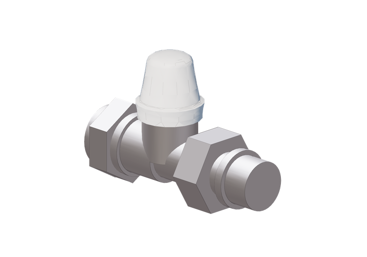Detentor recto para tubos de cobre DN 15x20 - Caleffi Detentor recto para tubos de cobre DN 15x20 - Caleffi