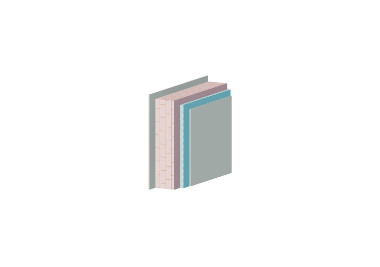 Insulated solid brick masonry - ACCA software Insulated solid brick masonry - ACCA software