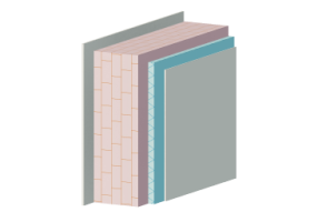 Alvenaria com tijolos maciços isolada
