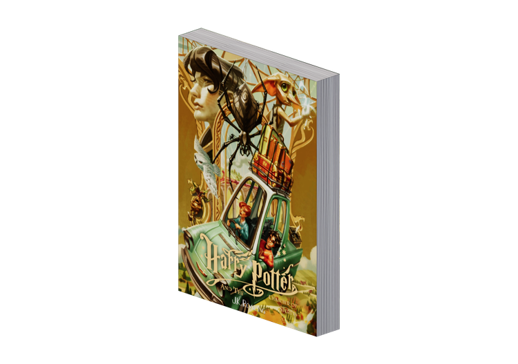 3D Bücher und Zeitschriften - Harry Potter und die Kammer... 3D Bücher und Zeitschriften - Harry Potter und die Kammer...