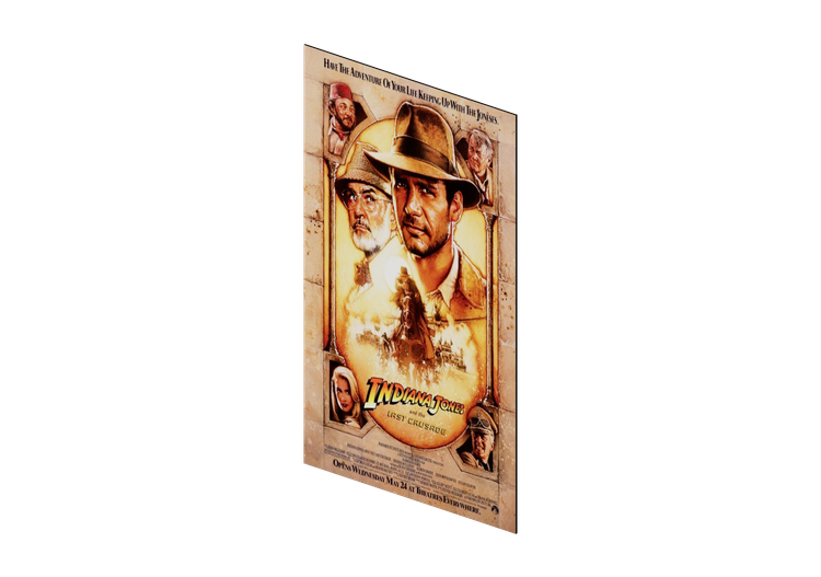 Stampe 3D - Poster Indiana Jones e l'ultima crociata - ACCA... Stampe 3D - Poster Indiana Jones e l'ultima crociata - ACCA...