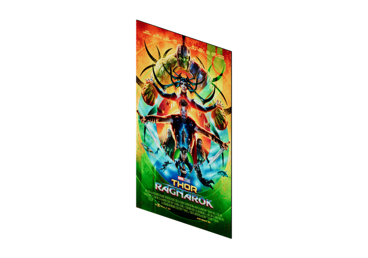 3D Poster - Poster Thor Ragnarok - ACCA software 3D Poster - Poster Thor Ragnarok - ACCA software