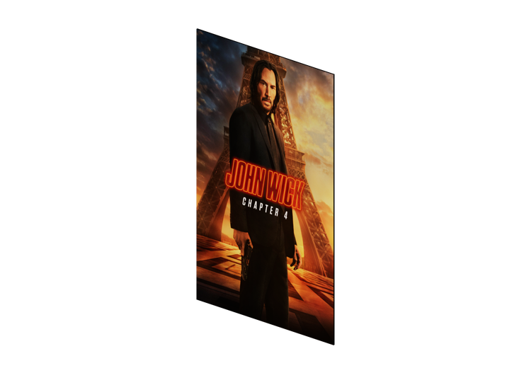 3D Poster - Poster John Wick 4 - ACCA software 3D Poster - Poster John Wick 4 - ACCA software