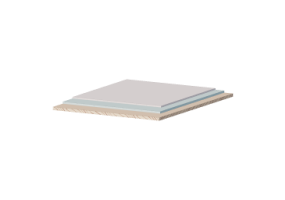 Timber flooring with lightweight concrete