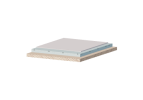 Solaio legno con calcestruzzo alleggerito