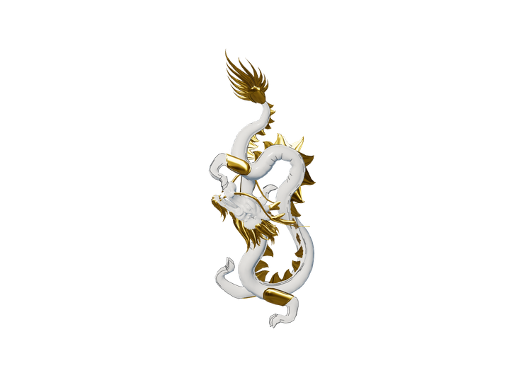 Esculturas 3D - Dragón chino - ACCA software Esculturas 3D - Dragón chino - ACCA software