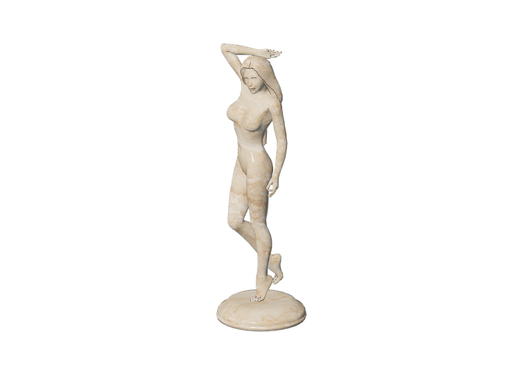 Sculptures 3D - Statue femme - ACCA software Sculptures 3D - Statue femme - ACCA software