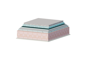 Couverture plane non praticable isol&eacute;e
