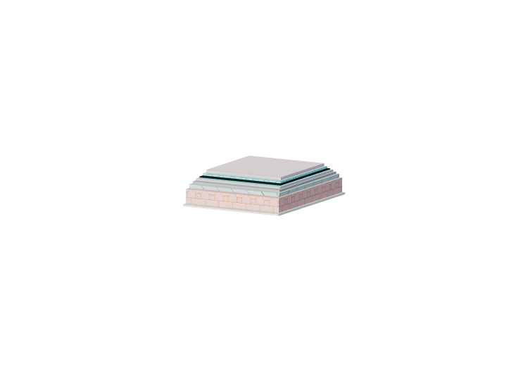 Couverture plane praticable isolée - ACCA software Couverture plane praticable isolée - ACCA software